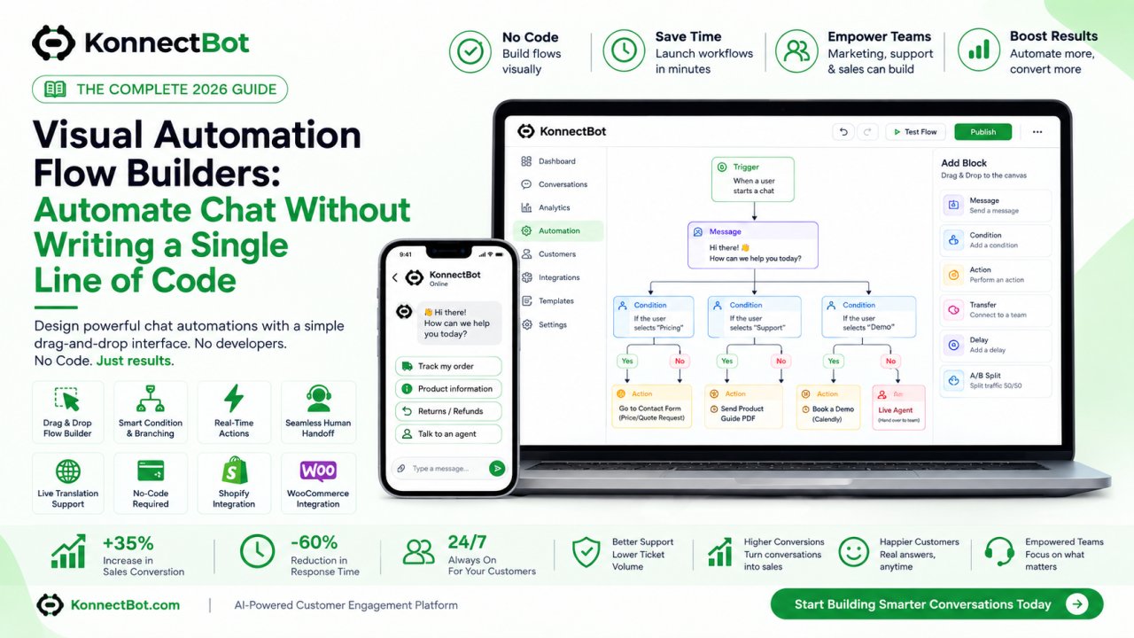 Visual Automation Flow Builders: Automate Chat Without Writing a Single Line of Code