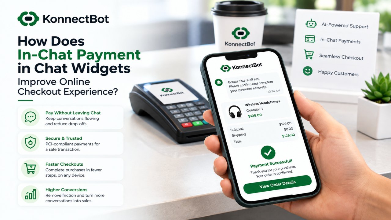 How Does In-Chat Payment in Chat Widgets Improve Online Checkout Experience?