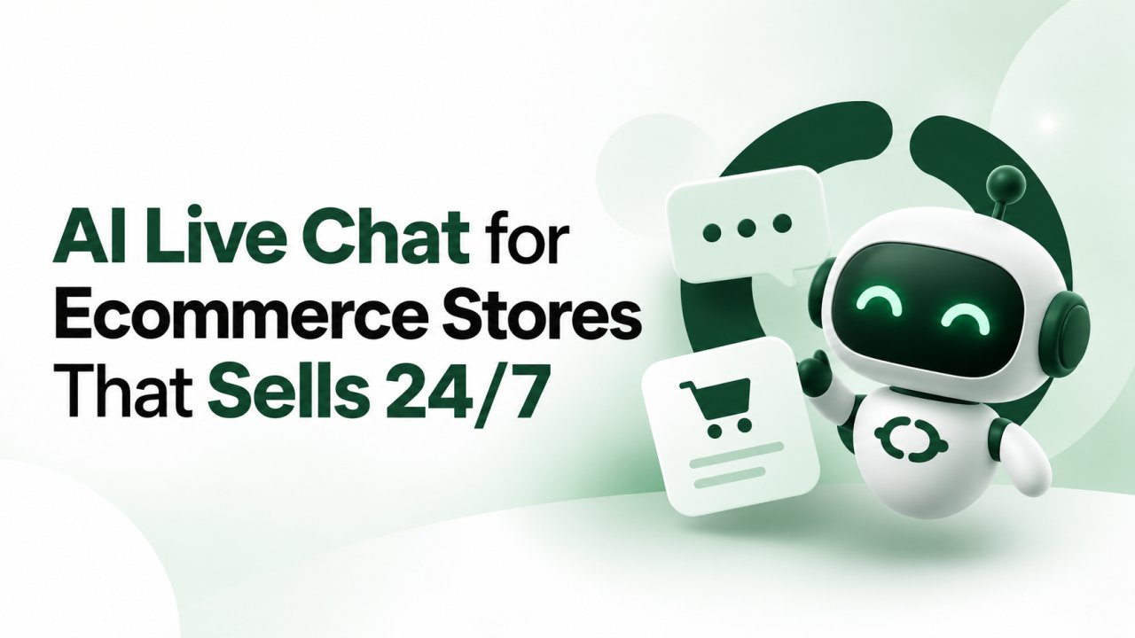 AI Live Chat for Ecommerce Stores That Sells 24/7